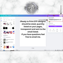 Load image into Gallery viewer, “custom DTF t‑shirt heat transfer ready to press”