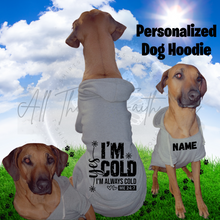 Load image into Gallery viewer, Personalized Dog Hoodie