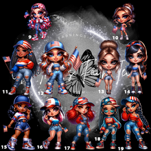 Load image into Gallery viewer, "FIGHT FIGHT FIGHT Chibi Girl" T-Shirts