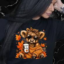 Load image into Gallery viewer, Fueled by Chaos Highland Cow T-Shirt
