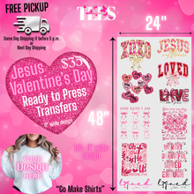 Load image into Gallery viewer, Valentine's Day Ready to Press Transfers - All Things Faith TEES