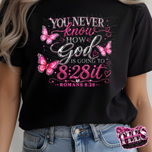 Load image into Gallery viewer, "Romans 8:28" T-Shirt