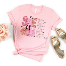 Load image into Gallery viewer, "She is MOM by Faith" T-Shirt