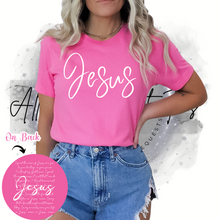 Load image into Gallery viewer, "Jesus" T-Shirt or Crewneck Sweatshirt