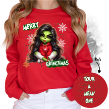 Load image into Gallery viewer, "Merry Grinchmas Girl" Sweatshirt