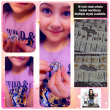 Load image into Gallery viewer, "16 in chain Photo necklace locket"