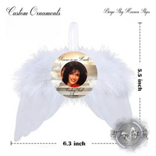 Load image into Gallery viewer, "Christmas Angel White Wings Ornament"