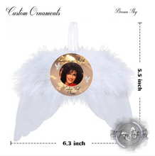 Load image into Gallery viewer, "Christmas Angel White Wings Ornament"