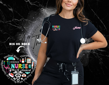 Load image into Gallery viewer, "Nurse w/ Custom Text" T-Shirt
