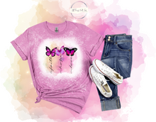 Load image into Gallery viewer, "Faith Hope Love Butterflies" Sublimation T-Shirt