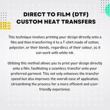 Load image into Gallery viewer, “custom DTF t‑shirt heat transfer ready to press”
