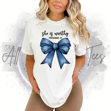Load image into Gallery viewer, "She is Worthy" T-Shirt