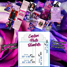 Load image into Gallery viewer, "Custom Photo Blanket"