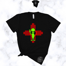 Load image into Gallery viewer, "Roswell NM Alien Zia" TEE