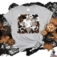 Load image into Gallery viewer, "Brown Animal Print Zia" TEE