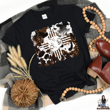 Load image into Gallery viewer, "Brown Animal Print Zia" TEE