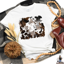 Load image into Gallery viewer, "Brown Animal Print Zia" TEE