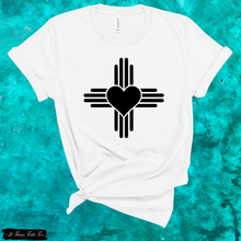 Load image into Gallery viewer, "New Mexico Heart ZIA" TEE