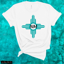 Load image into Gallery viewer, "Turqouise Zia" Tee