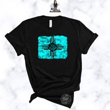 Load image into Gallery viewer, "Turqouise Zia" TEE