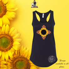 Load image into Gallery viewer, "New Mexico Sunflower Zia Tank Top " TEE