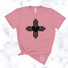 Load image into Gallery viewer, "New Mexico Heart ZIA" TEE