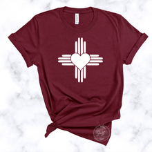 Load image into Gallery viewer, "New Mexico Heart ZIA" TEE