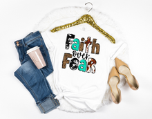 Load image into Gallery viewer, "Faith Over Fear Western Style" TEE