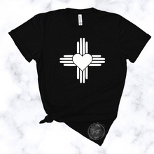 Load image into Gallery viewer, "New Mexico Heart ZIA" TEE