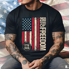 Load image into Gallery viewer, 🇺🇸 America 250 Patriotic T-Shirt | Men's &amp; Boys' Sizes
