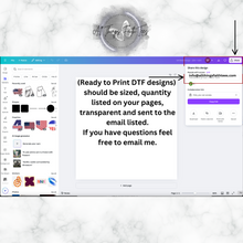 Load image into Gallery viewer, &quot;Custom Ready to Press DTF Transfers&quot;
