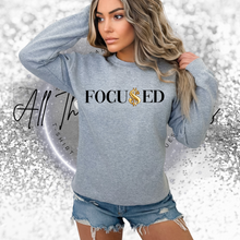 Load image into Gallery viewer, &quot;FOCU$ED&quot; T-Shirt or Crewneck Sweatshirt
