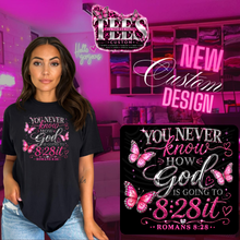 Load image into Gallery viewer, "Romans 8:28" T-Shirt
