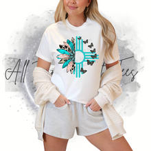 Load image into Gallery viewer, "Western Sunflower Zia" T-Shirt

