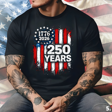 Load image into Gallery viewer, 🇺🇸 America 250 Patriotic T-Shirt | Men's &amp; Boys' Sizes
