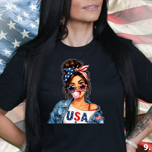 Load image into Gallery viewer, 🇺🇸 America 250 Patriotic T-Shirt | Women's &amp; Girls Sizes
