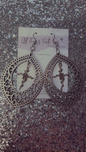 Load image into Gallery viewer, &quot;Halo Hoops w/ charm&quot; Earrings
