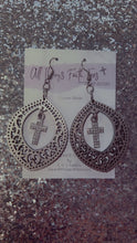 Load image into Gallery viewer, &quot;Halo Hoops w/ charm&quot; Earrings
