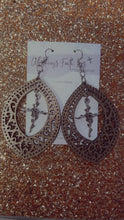 Load image into Gallery viewer, &quot;Halo Hoops w/ charm&quot; Earrings
