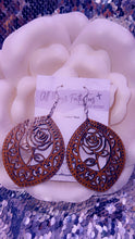 Load image into Gallery viewer, &quot;Halo Roses” Earrings
