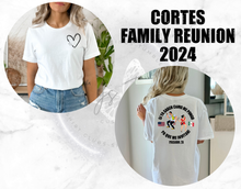 Load image into Gallery viewer, &quot;Cortes Family Reunion&quot; T-Shirts
