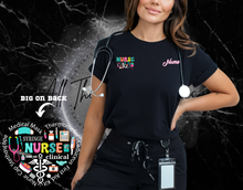 Load image into Gallery viewer, &quot;Nurse w/ Custom Text&quot; T-Shirt
