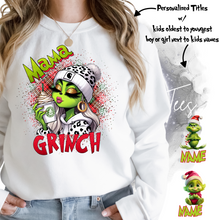 Load image into Gallery viewer, &quot;Personalized Grinch&quot; Crewneck Sweatshirt
