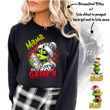 Load image into Gallery viewer, &quot;Personalized Grinch&quot; Crewneck Sweatshirt
