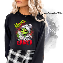 Load image into Gallery viewer, &quot;Personalized Grinch&quot; Crewneck Sweatshirt
