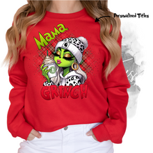 Load image into Gallery viewer, &quot;Personalized Grinch&quot; Crewneck Sweatshirt
