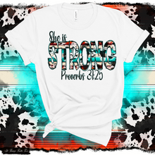 Load image into Gallery viewer, &quot;She is Strong&quot; Tee
