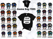 Load image into Gallery viewer, &quot;Messy Bun Game Day Team Shirts&quot;
